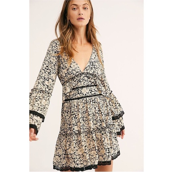 Free People Dresses & Skirts - NWT Free People Kristall Mini Dress Black